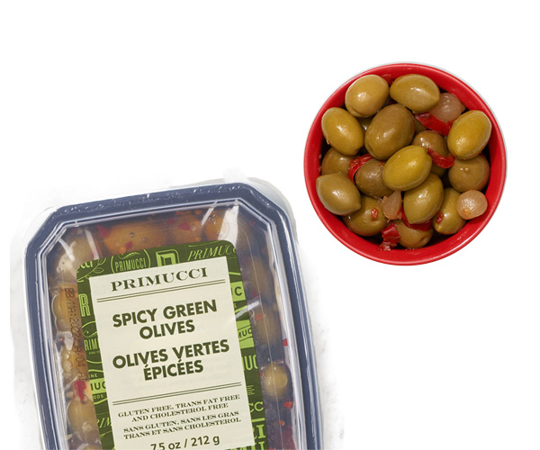 Spicy Green Olives (212g)